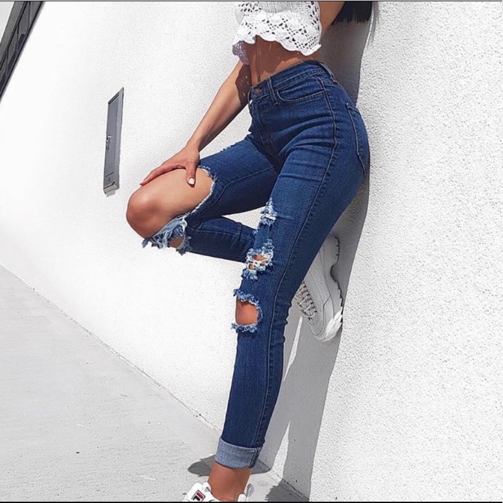 Fashion Nova Beach Bum Jeans